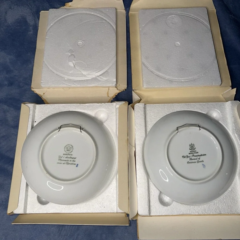 bing‎ grondahl christmas plates Lot Of 2